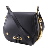 Hermes Handbag leather black Passkey