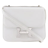 Hermes Shoulder Bag Epsom white Constance Mini 18