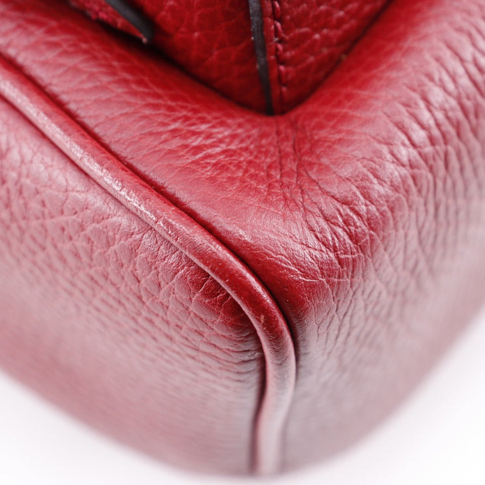 Gucci Backpack 536192 leather Red Interlocking Soho