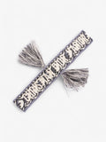 Christian Dior J'ADior Bracelet Blue Cotton