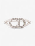 Christian Dior Clair D Lune Ring Silver Base Metal 50 (Circumference - 50mm)