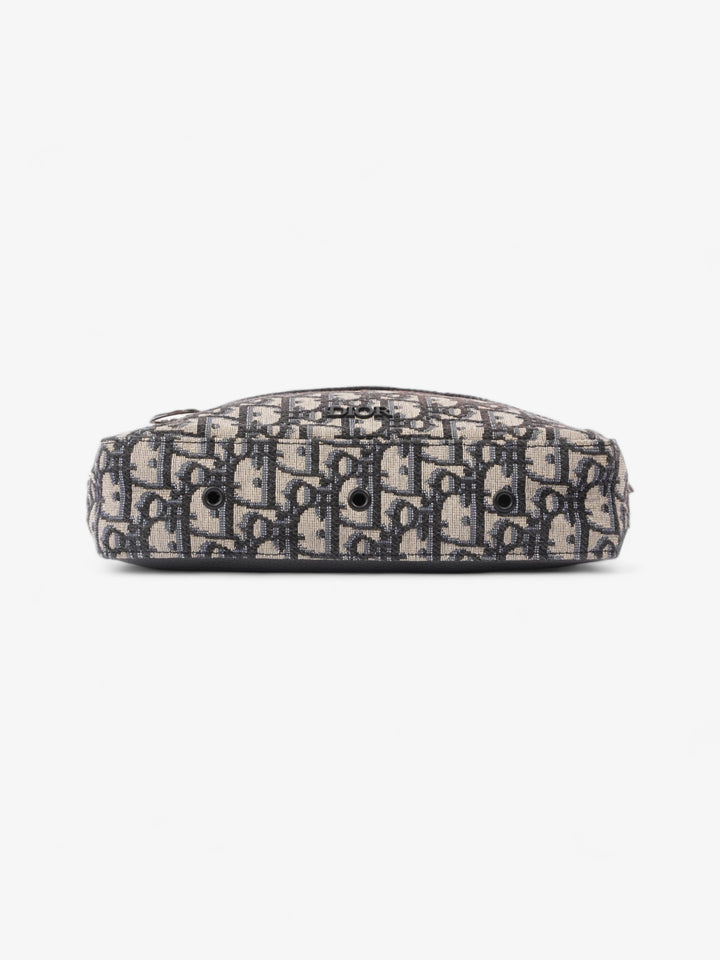 Christian Dior Safari Beige And Black Dior Oblique Canvas