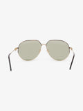 Christian Dior CD Link Sunglasses Gold Acetate 145mm