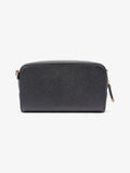 Christian Dior Caro Double Pouch Bag Black Calfskin Leather