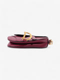 Christian Dior Mini saddle bag Bordeaux Red Calfskin Leather Mini