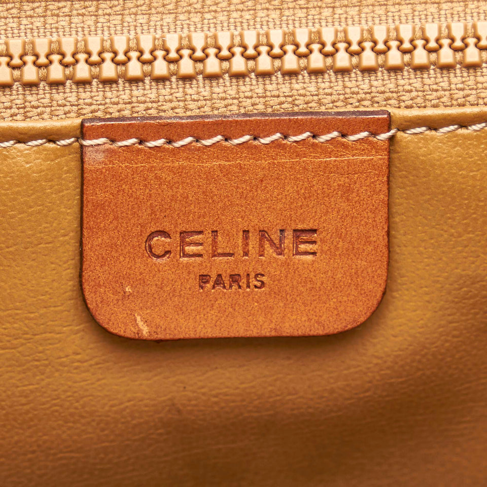 Celine Macadam Crossbody Bag Brown