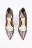 Christian Dior Bronze Heels 100 Bronze Canvas EU 37.5 UK 4.5