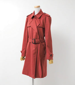 Burberry trench coat 4023676 cashmere Red Women 40