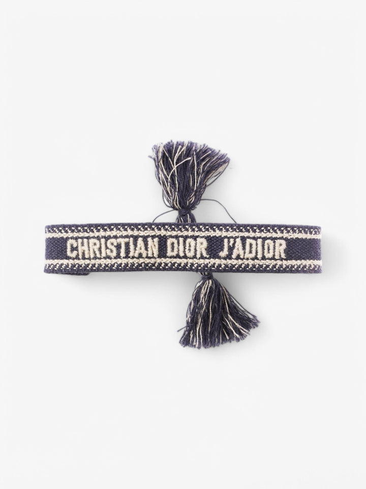 Christian Dior Bracelet Set Navy / Cream Canvas