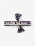 Christian Dior Bracelet Set Navy / Cream Canvas