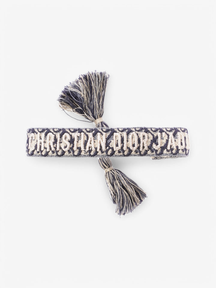 Christian Dior Bracelet Set Navy / Cream Canvas