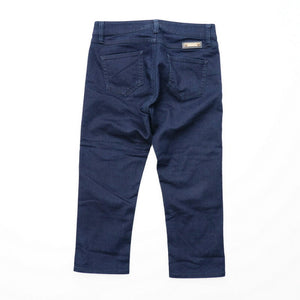 Burberry Pants E1R43-745-29 Main: 66% cotton, 32% polyester, 2% polyurethane / Leather part: artificial leather Navy Women 36