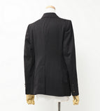Gucci Jacket 145558.ZM044 96% wool, 4% polyurethane / Lining: 100% rayon gray Women 38