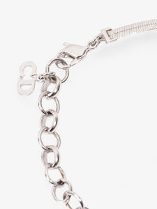 Christian Dior Bow Bracelet Silver Base Metal