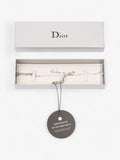 Christian Dior Bow Bracelet Silver Base Metal