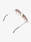 Christian Dior Monsieur Sunglasses Gold / Burgundy Acetate 135mm