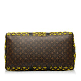 Louis Vuitton Monogram Tuffetage Triangle Keepall Bandouliere 50 Travel Bag
