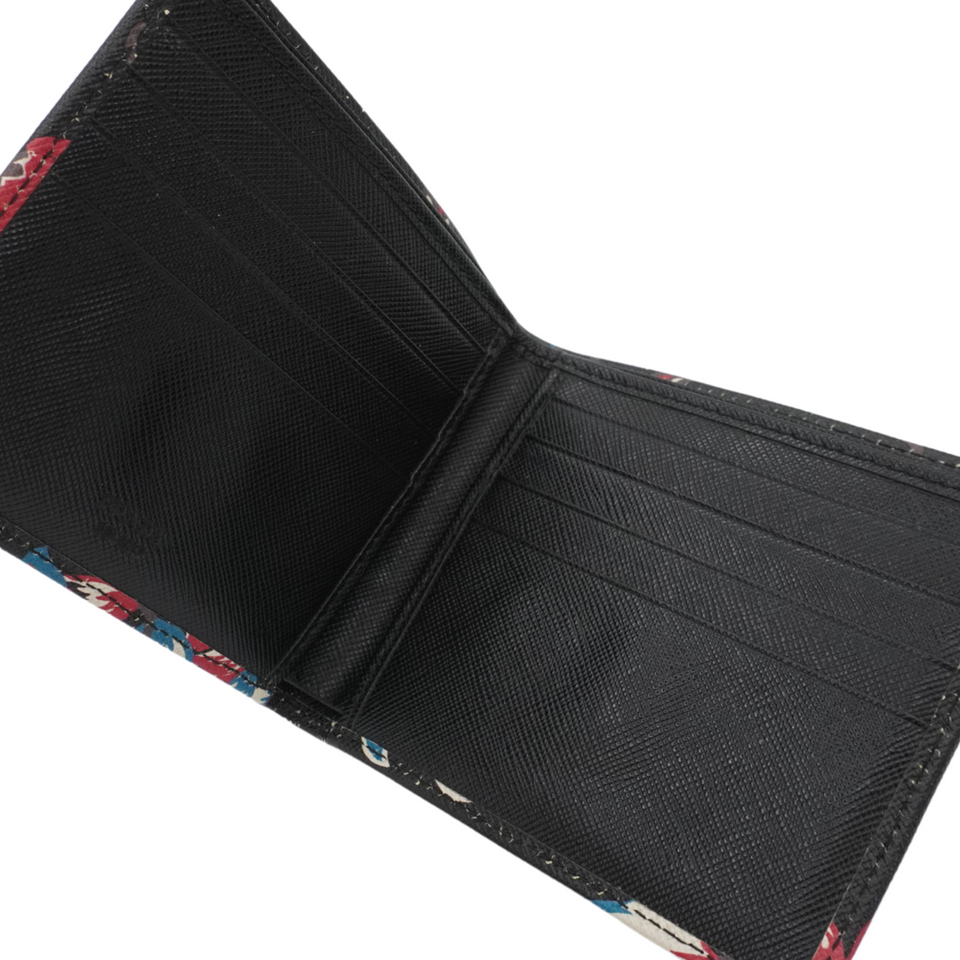 Prada Floral Bi-Fold Wallet