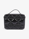 Christian Dior Caro Box Bag Black Calfskin Leather