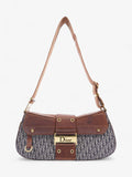 Christian Dior Street Chic Columbus Blue Oblique / Brown Canvas