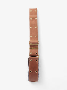 Christian Dior Street Chic Columbus Blue Oblique / Brown Canvas