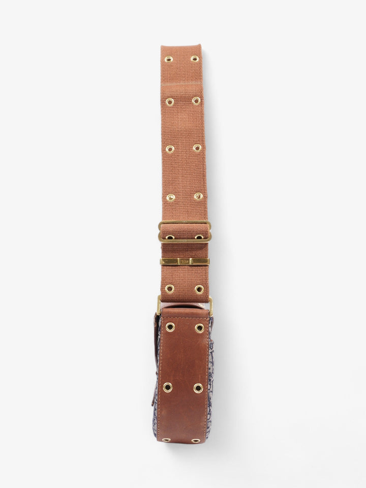 Christian Dior Street Chic Columbus Blue Oblique / Brown Canvas