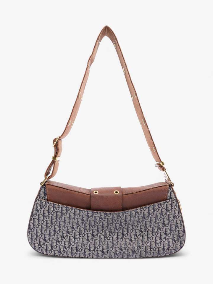 Christian Dior Street Chic Columbus Blue Oblique / Brown Canvas