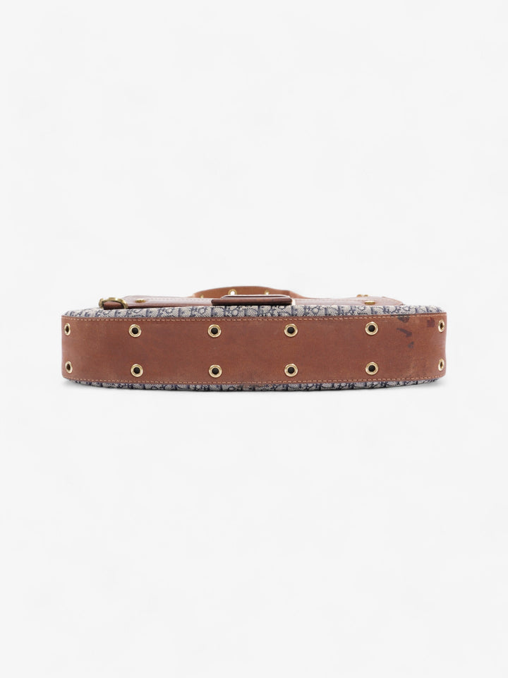 Christian Dior Street Chic Columbus Blue Oblique / Brown Canvas