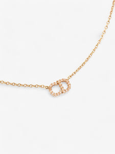 Christian Dior Clair D Lune Necklace Gold Base Metal