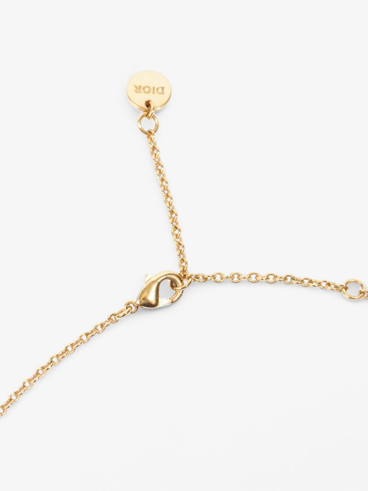 Christian Dior Clair D Lune Necklace Gold Base Metal