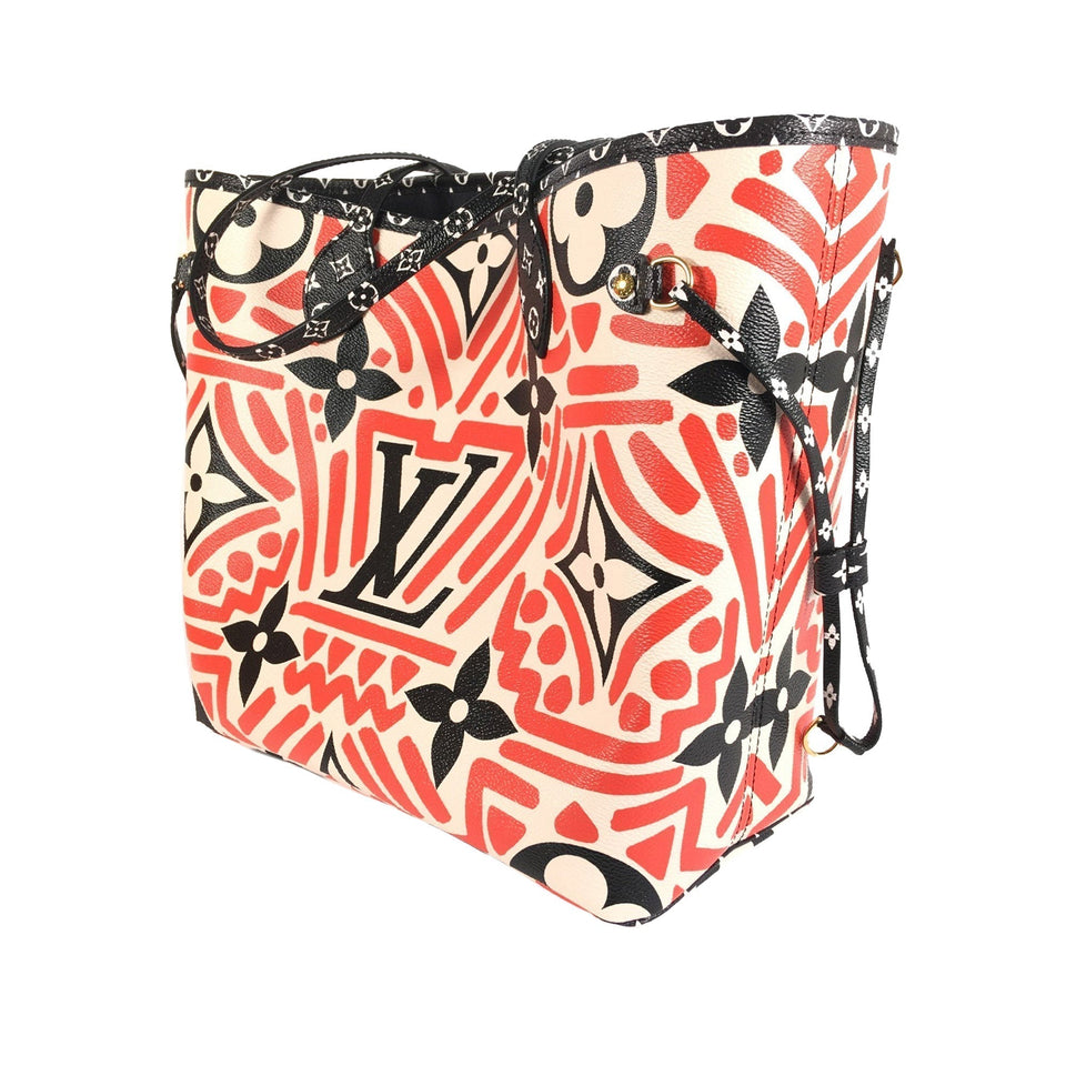 Louis Vuitton Monogram Giant Crafty Neverfull MM Tote Bag