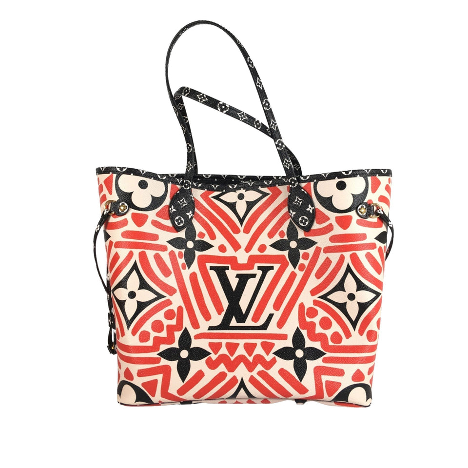 Louis Vuitton Monogram Giant Crafty Neverfull MM Tote Bag
