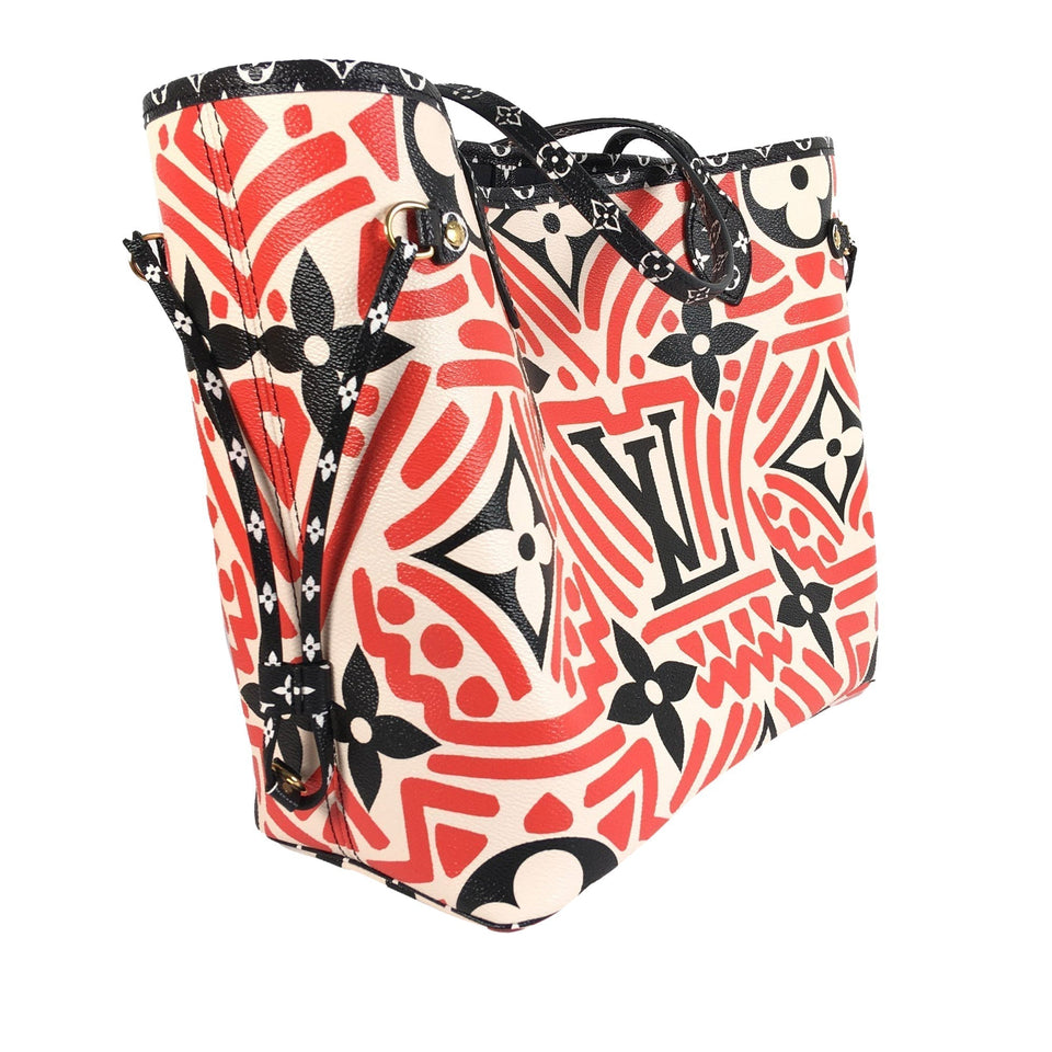Louis Vuitton Monogram Giant Crafty Neverfull MM Tote Bag