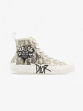 Christian Dior Stussy B23 High-tops White / Grey Oblique Canvas EU 41.5 UK 7.5
