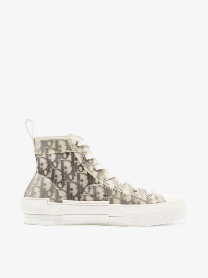 Christian Dior Stussy B23 High-tops White / Grey Oblique Canvas EU 41.5 UK 7.5