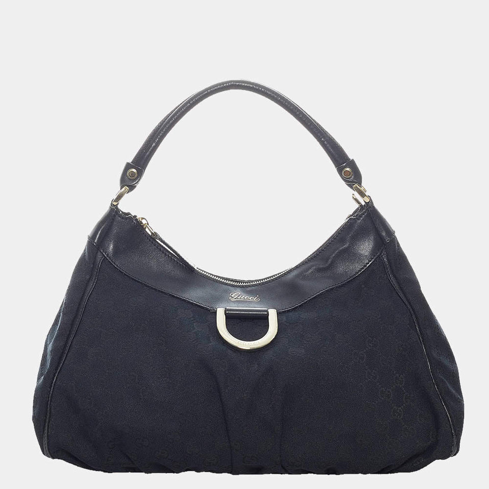Gucci GG MONOGRAM ABBEY D RING SHOULDER BAG