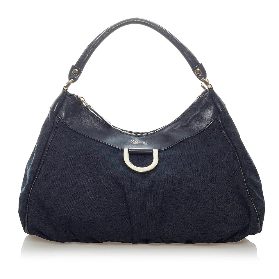 Gucci GG MONOGRAM ABBEY D RING SHOULDER BAG