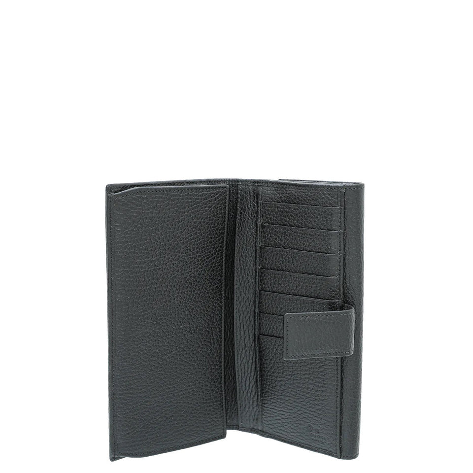 Gucci STUDDED INTERLOCKING G CONTINENTAL WALLET