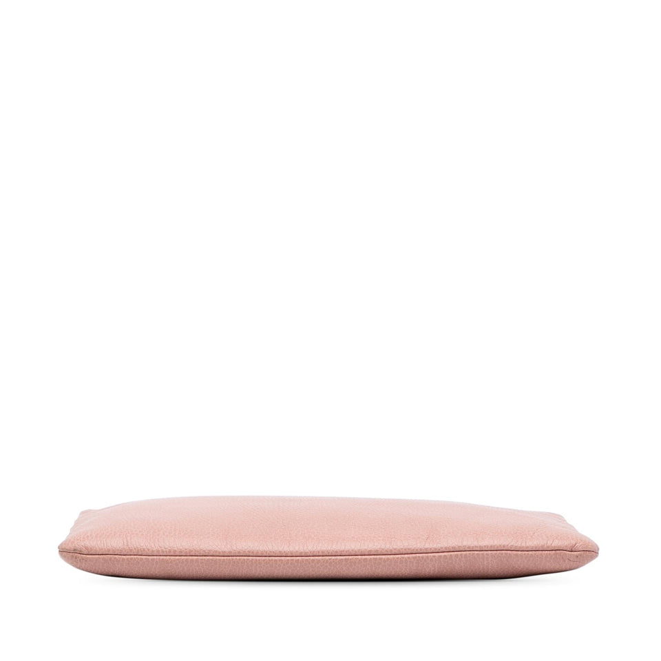 Gucci Calfskin Bamboo Tassel Clutch