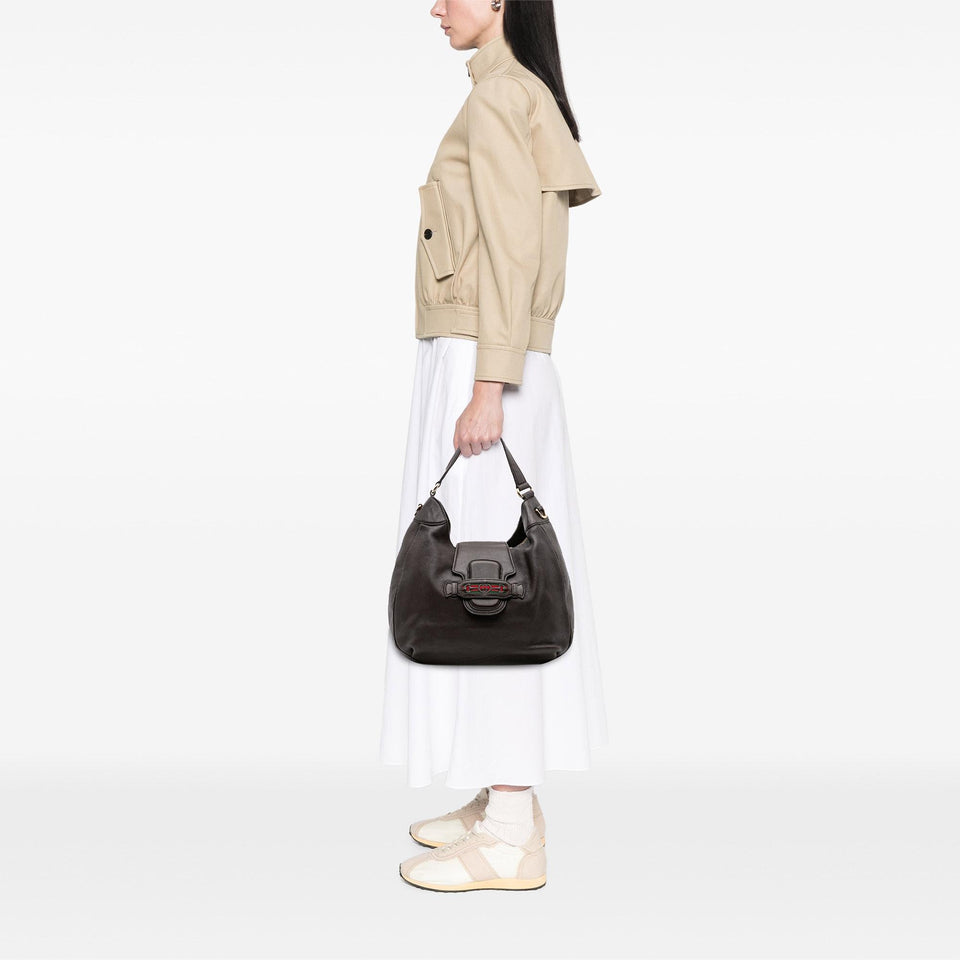 Gucci Calfskin Dressage Hobo
