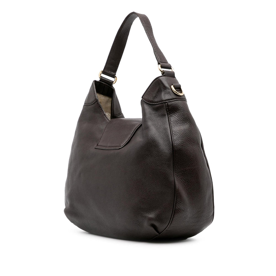 Gucci Calfskin Dressage Hobo