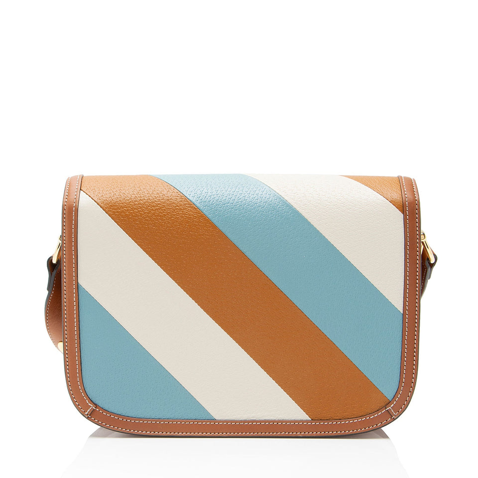 Gucci Calfskin Tricolor Horsebit 1955 Small Bag