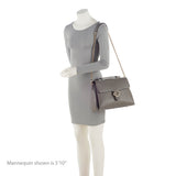 Gucci Calfskin Interlocking G Top Handle Medium Shoulder Bag