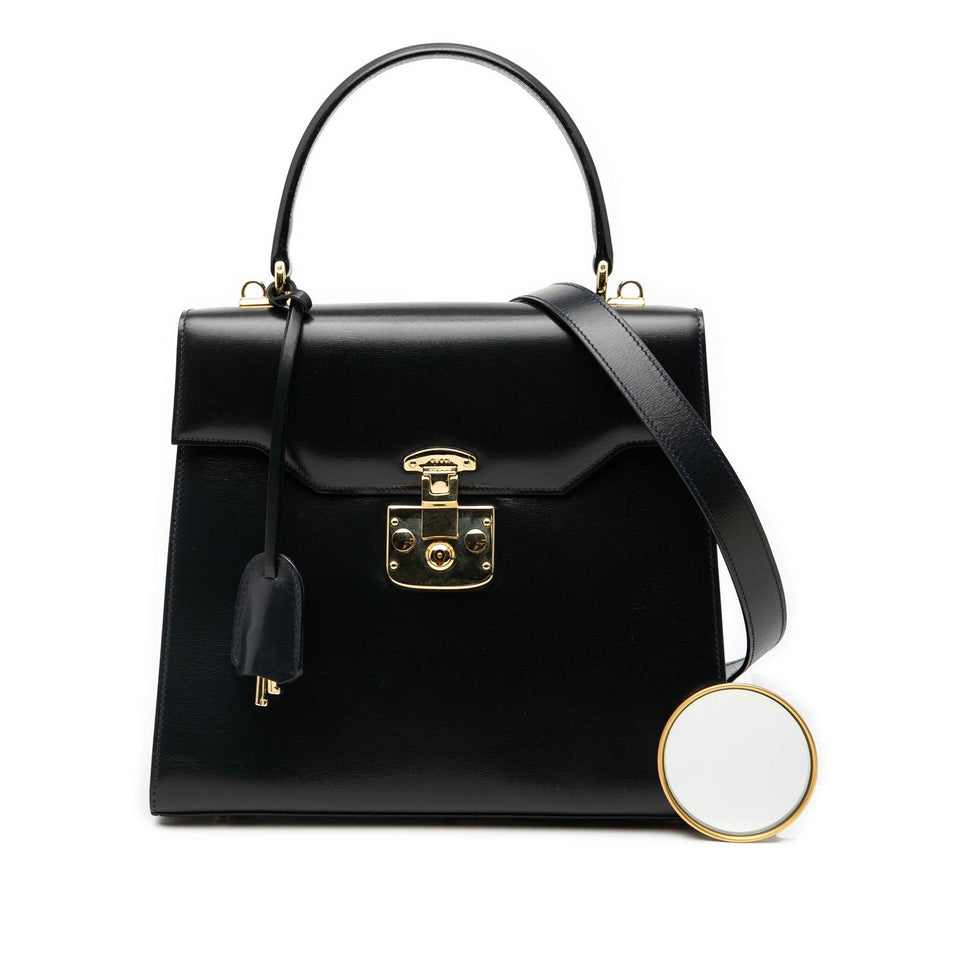 Gucci Calfskin Lady Lock Satchel