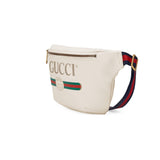Gucci GRAINED CALFSKIN LEATHER SMALL LOGO BELT BAG