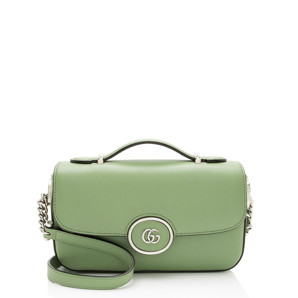 Gucci Calfskin Petite GG Mini Shoulder Bag