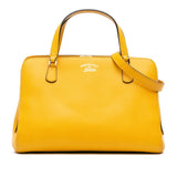 Gucci Calfskin Swing Top Handle Satchel