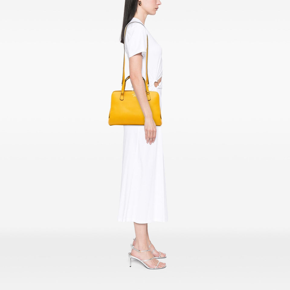 Gucci Calfskin Swing Top Handle Satchel