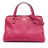 Gucci Calfskin Swing Top Handle Satchel