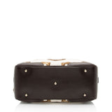 Gucci Horsebit Canvas Bamboo Satchel